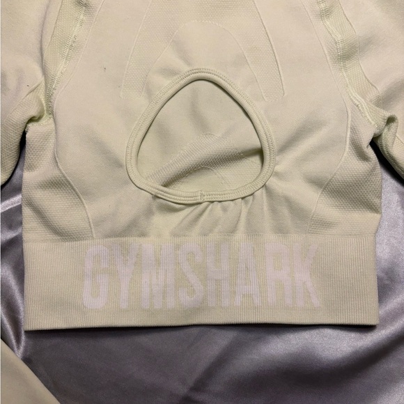 Gymshark Neon Yellow Long Sleeve Crop Top - Picture 5 of 5